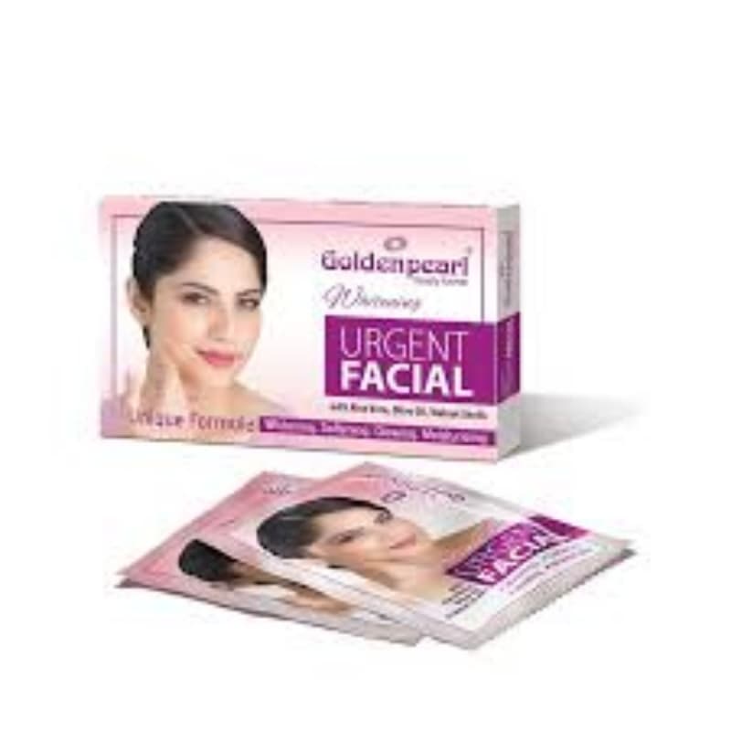 golden pearl whitening urgent facial