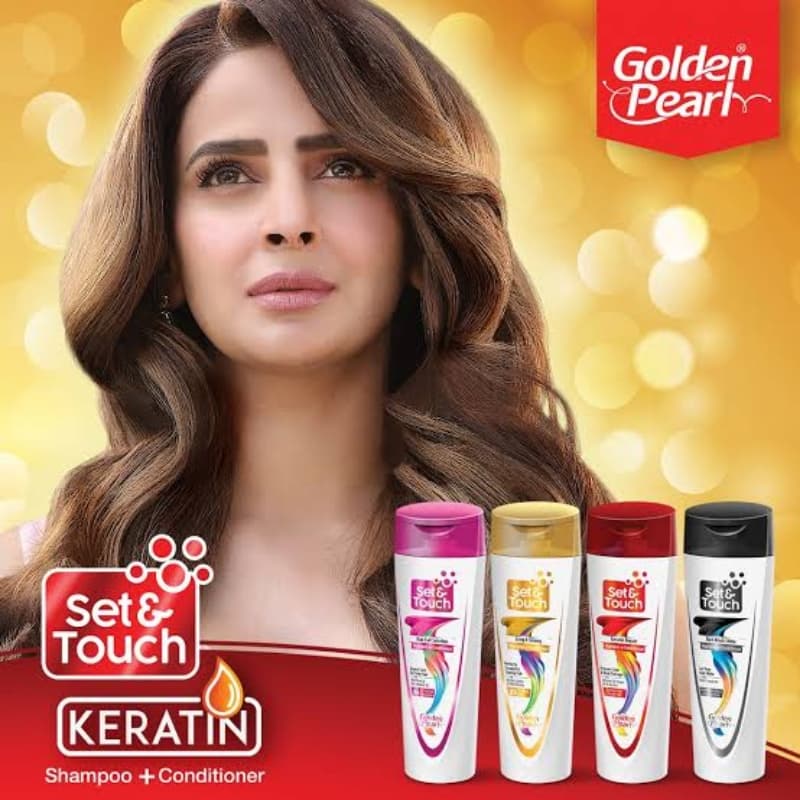 golden pearl set and touch shampoo 190ml