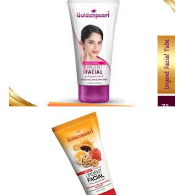 golden pearl whitening urgent facial tube 75 ml