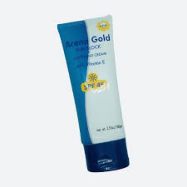 Arena Gold Sun Block cream