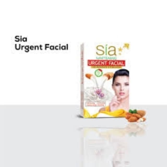 Sia Urgent facial