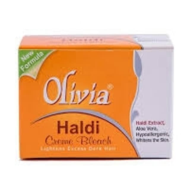 Olivia Whitening Bleach Cream Jar