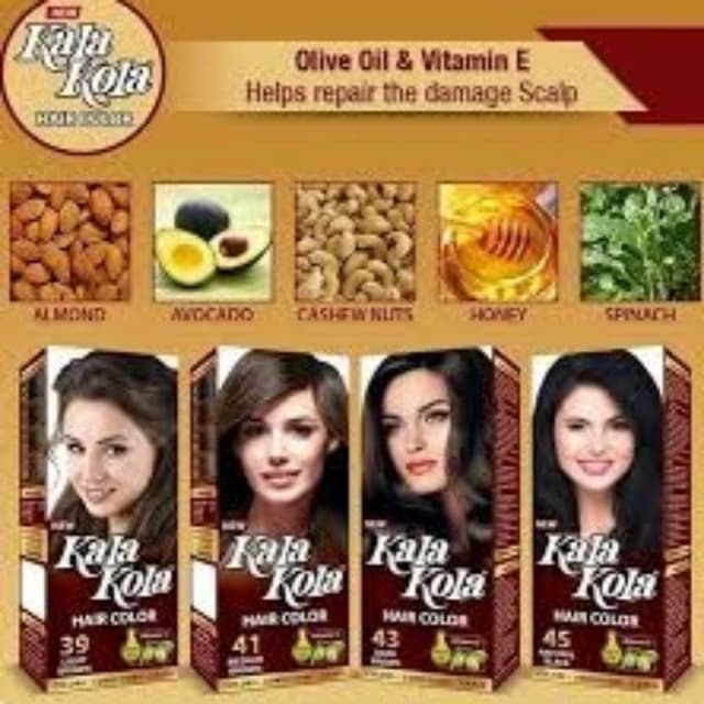 Kala Kola Hair color 4 shades available small Tube