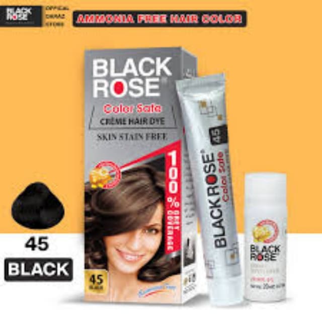 Black Rose Hair color tube 3 Shades available