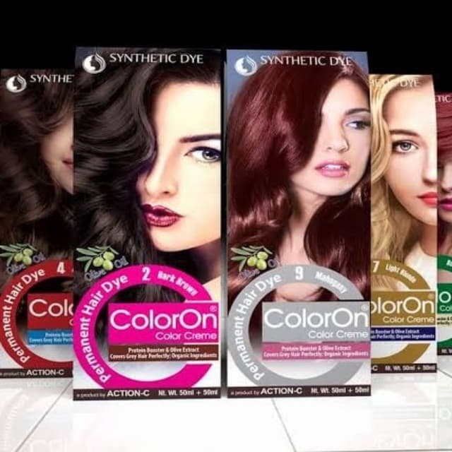 Colour On Hair color tube 10 shedes available