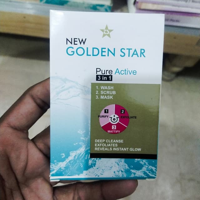 Golden Star Whitening Urgent facial sasha 3 in 1