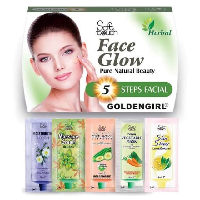 Soft touch Face Glow Whitening Kit 5 in1 Sasha
