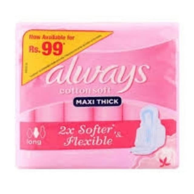 Always Cotton Soft Long size 8 pads